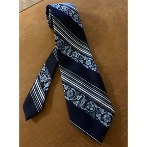 Vintage Wembley Blue Striped Tie